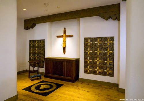 New columbarium and side altar